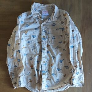 Jumping Beans Dinosaur Collard Shirt